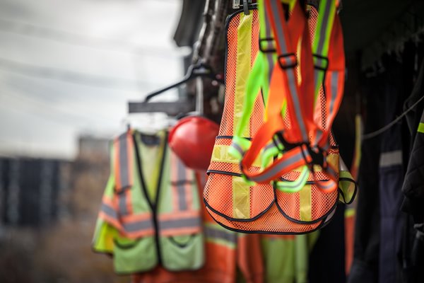 High visibility vest